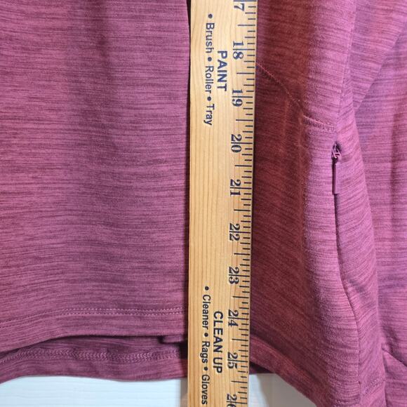 Spyder Active Shirt Long Sleeve Tee Womens Sz XL Red Heather Athletic - Picture 14 of 14